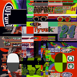Jeff Gordon — #24 (DuPont). Livery extra do disco.